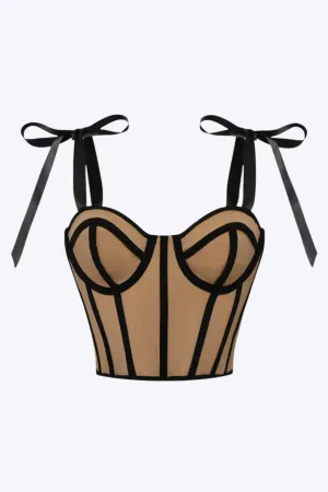 Jocelyn - Stylish Corset Charm Woman's Tie Up Cami Top