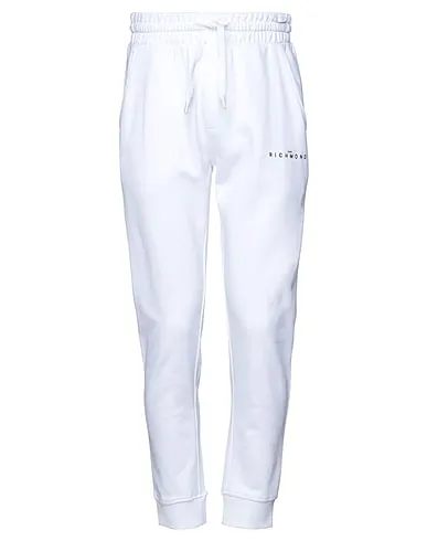 JOHN RICHMOND WHITE SLIM LOGO JOGGERS