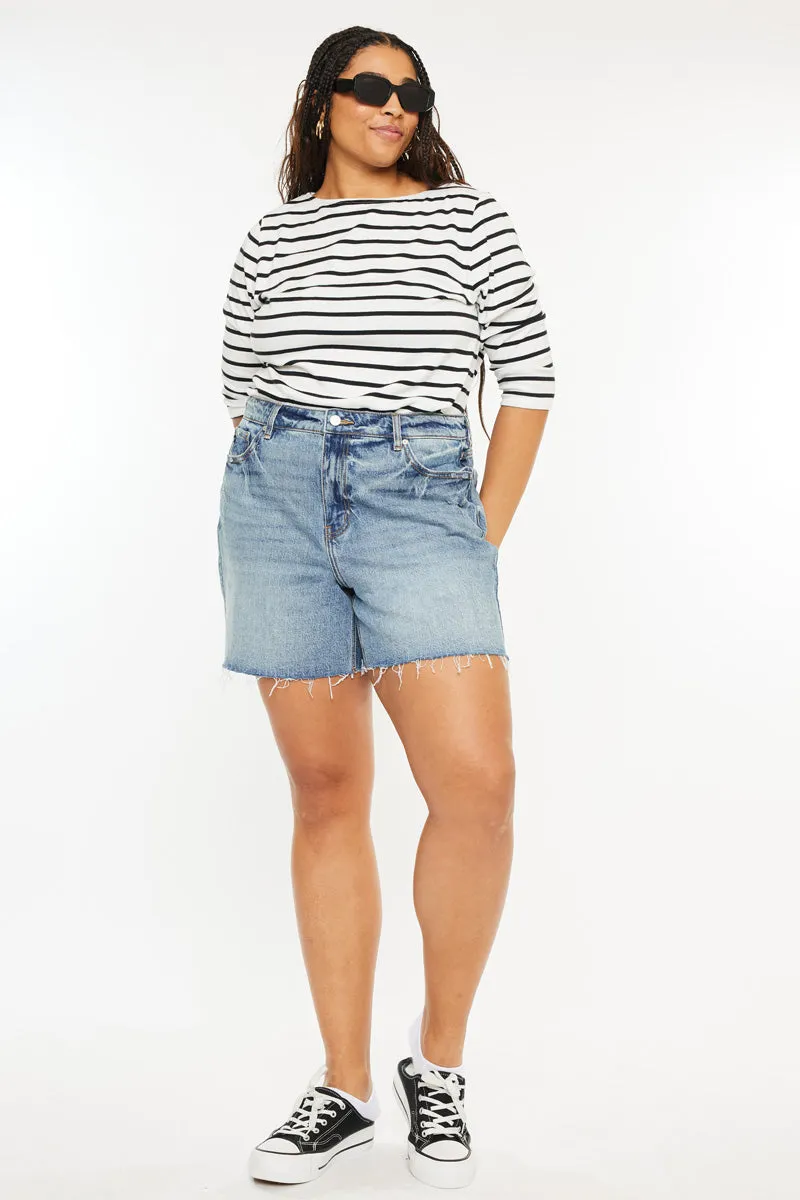 June High Rise Shorts (Plus Size)
