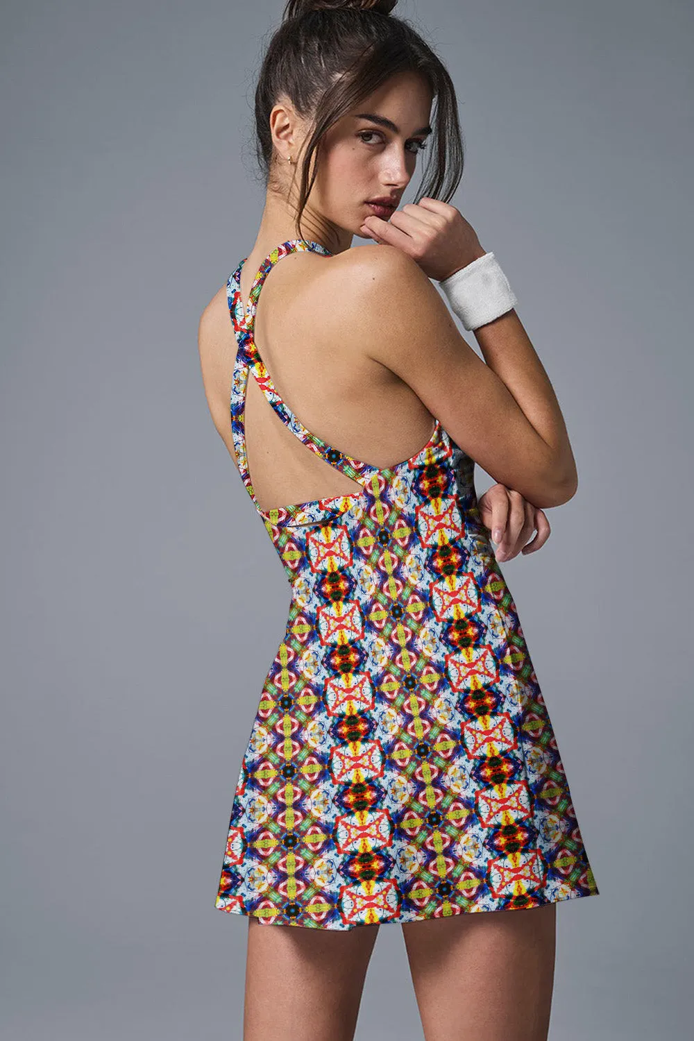 Kaleido Bloom Active Dress