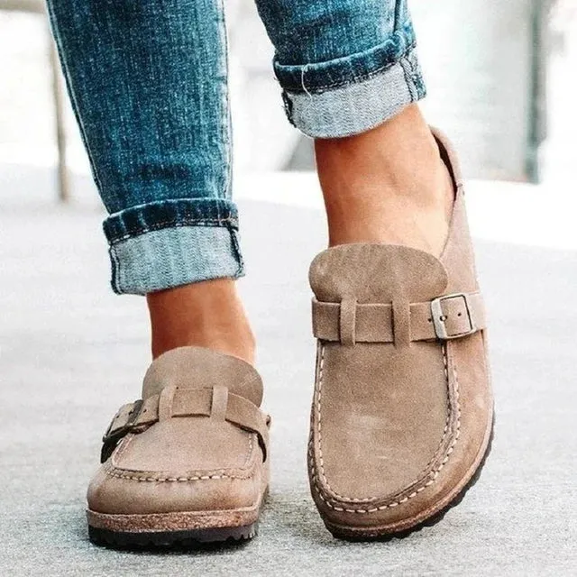Karen® | Modern sandal made from vintage leather