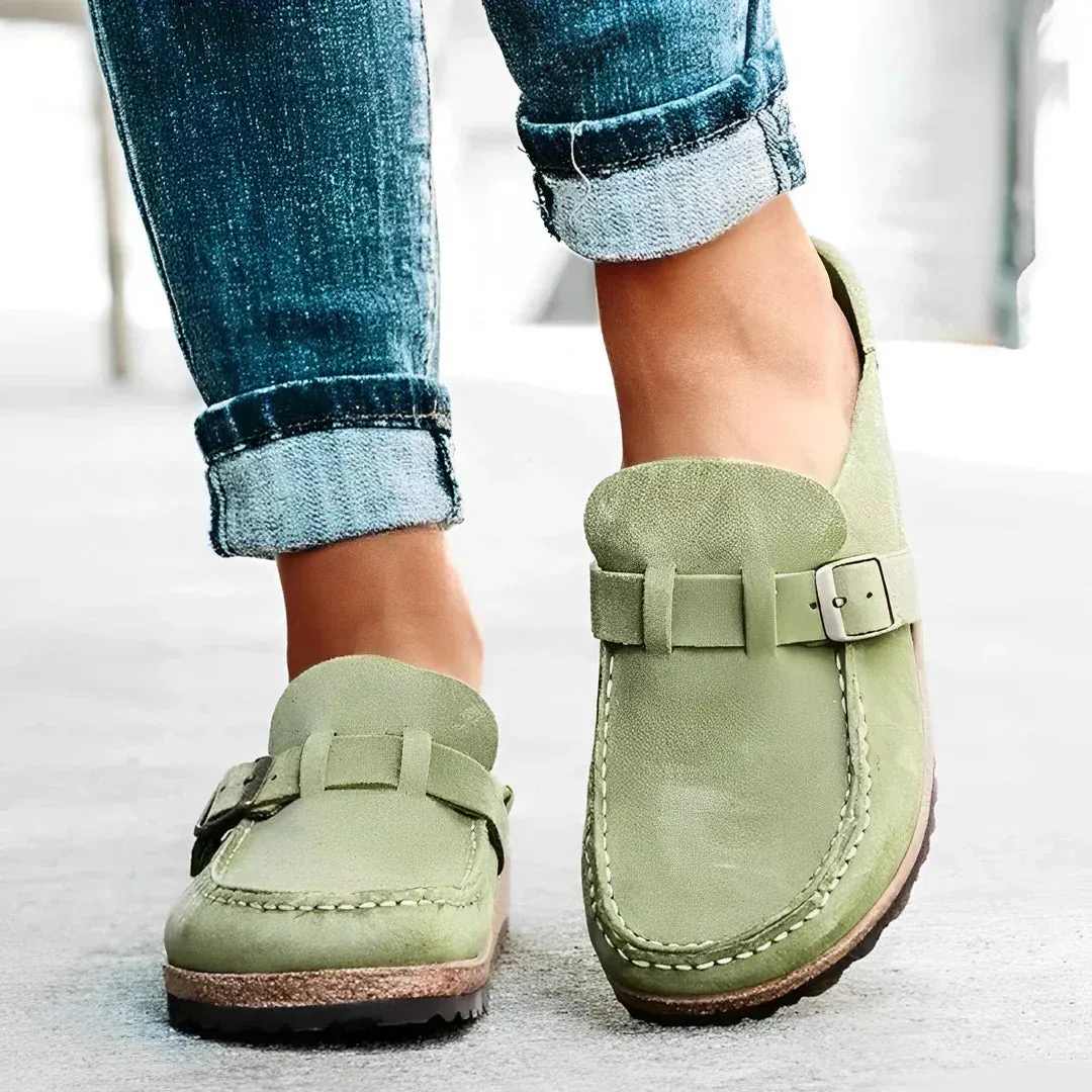 Karen® | Modern sandal made from vintage leather