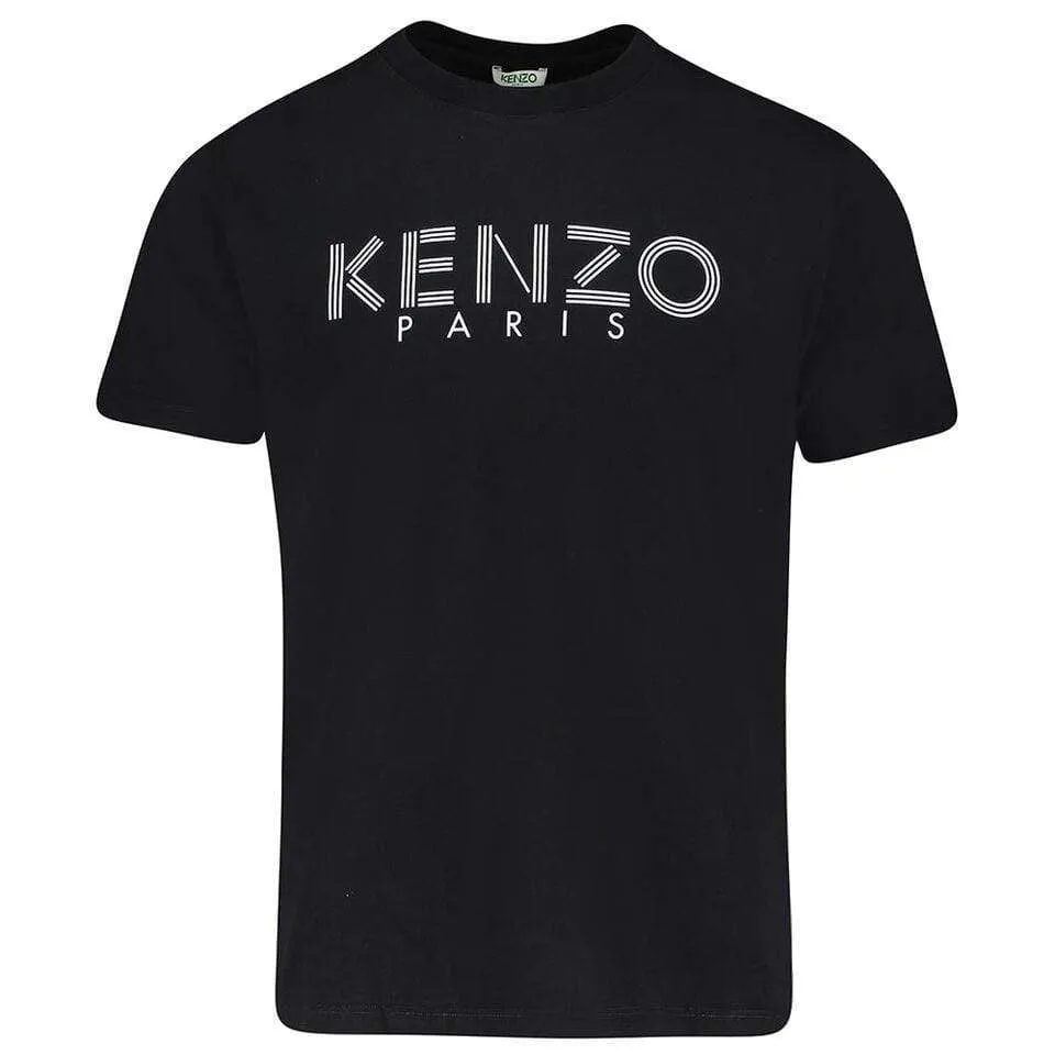 Kenzo Paris Logo Print T-Shirt "Black"