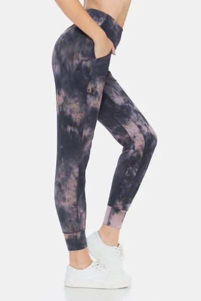 Kersey Leggings Depot Tie-Dye High Waist Cropped Leggings