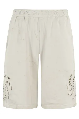 Knee-Length Cotton Trip Shorts