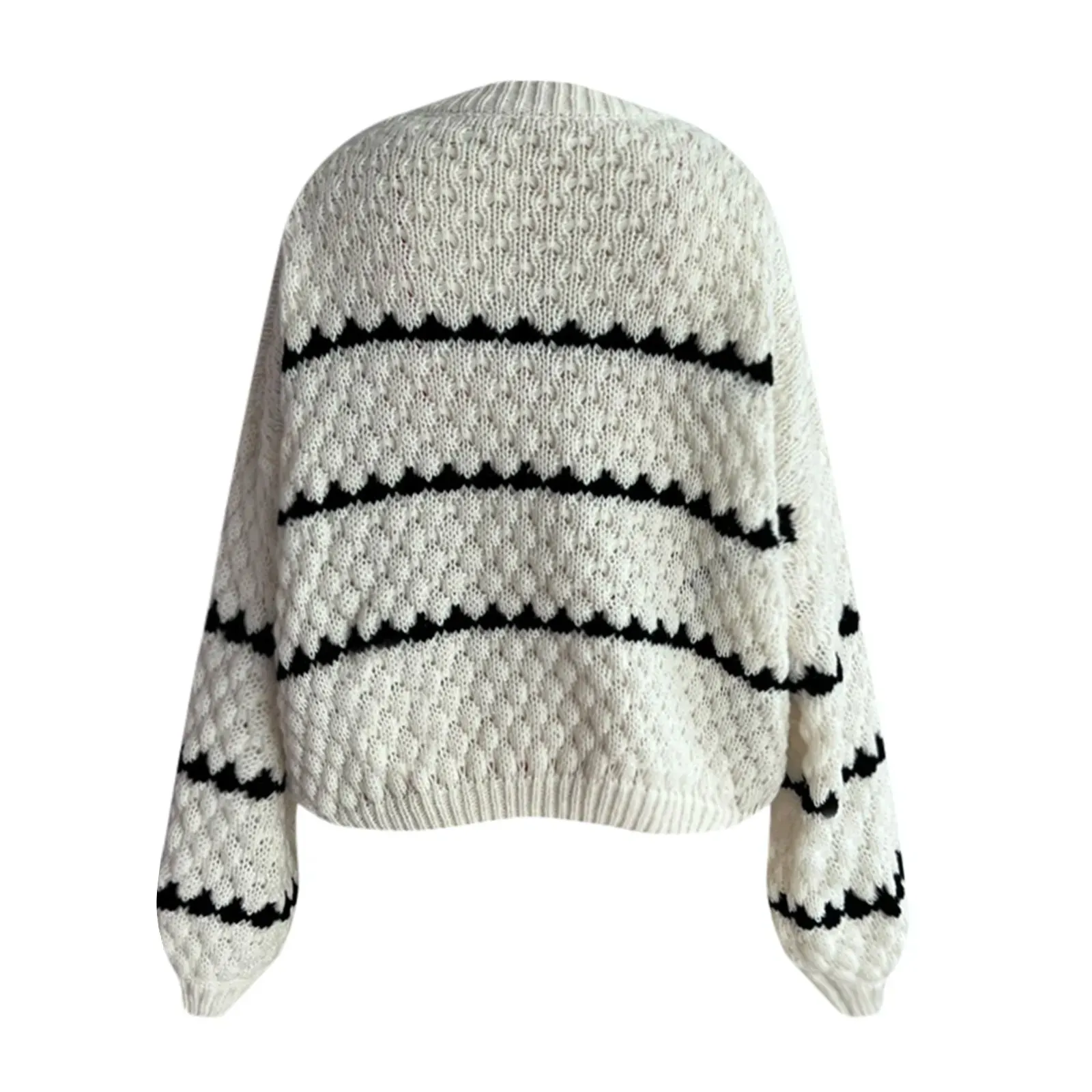 Lady  Crew Neck Pullover Sweater