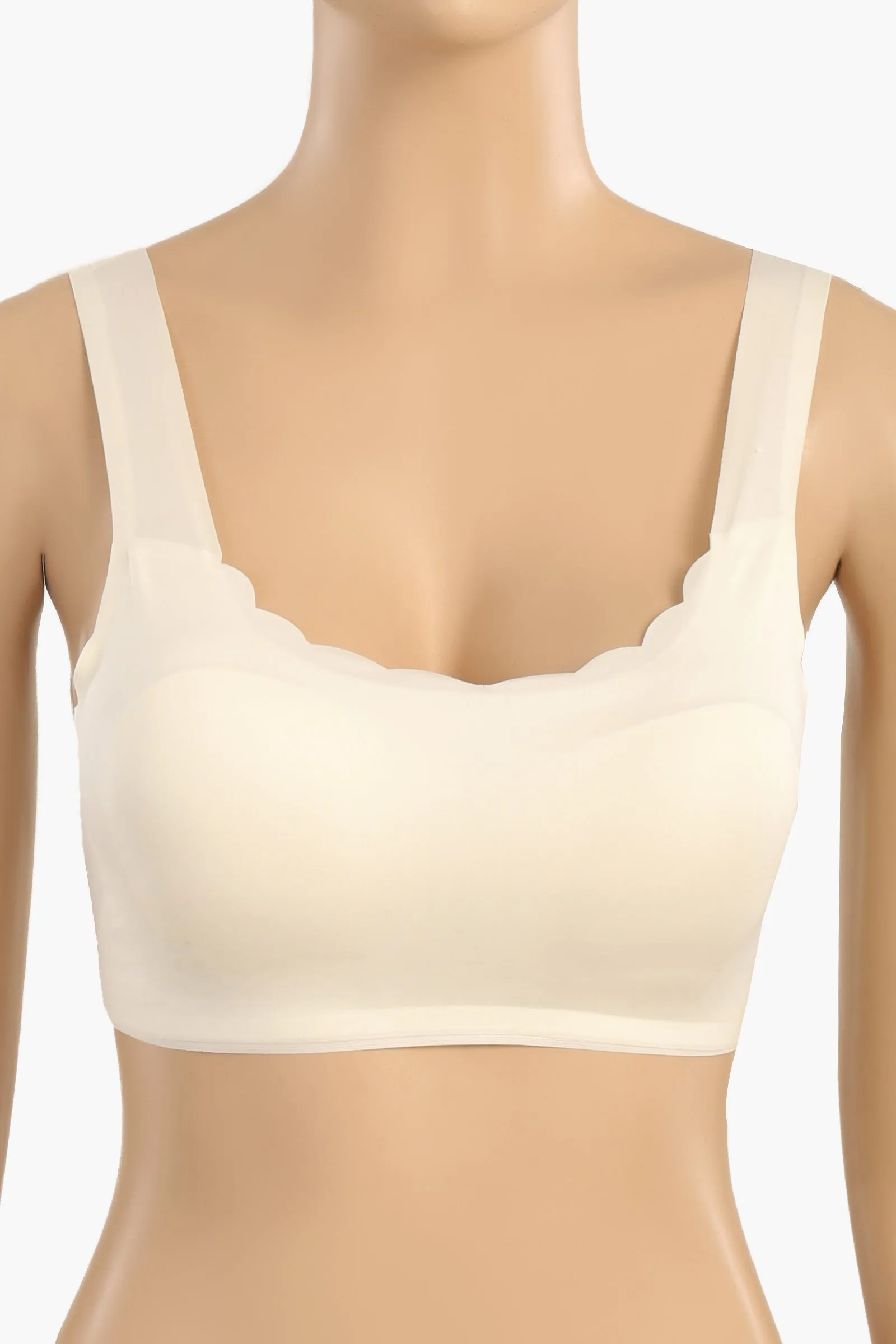 Laser Cut Edge Padded Bra