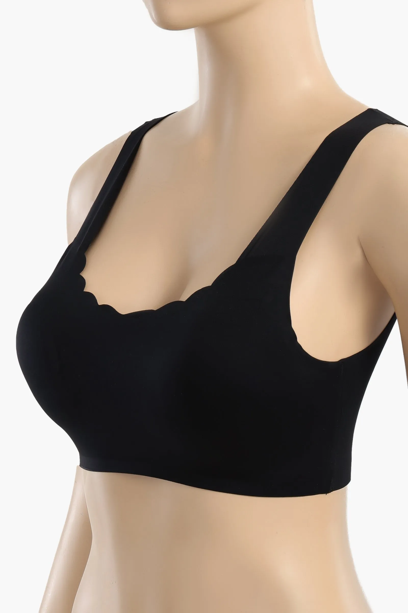 Laser Cut Edge Padded Bra