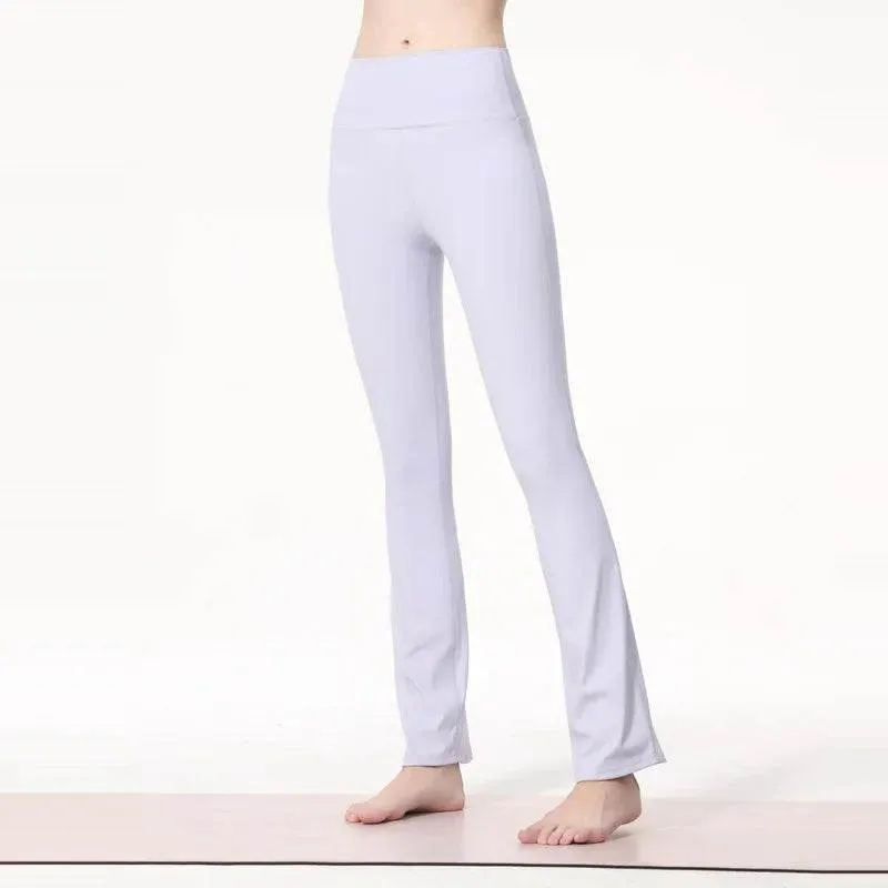 Light Pink Flare Leggings for Yoga, Gym, and More