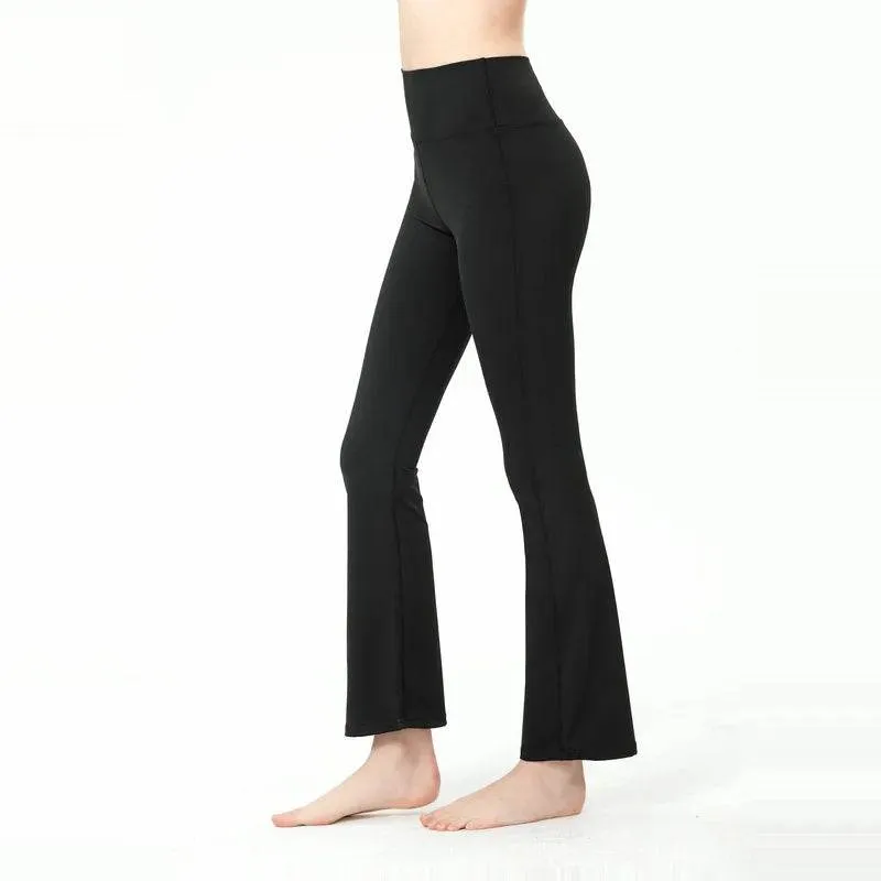 Light Pink Flare Leggings for Yoga, Gym, and More