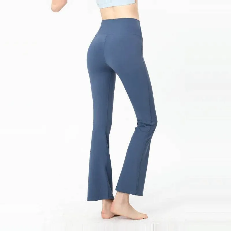 Light Pink Flare Leggings for Yoga, Gym, and More
