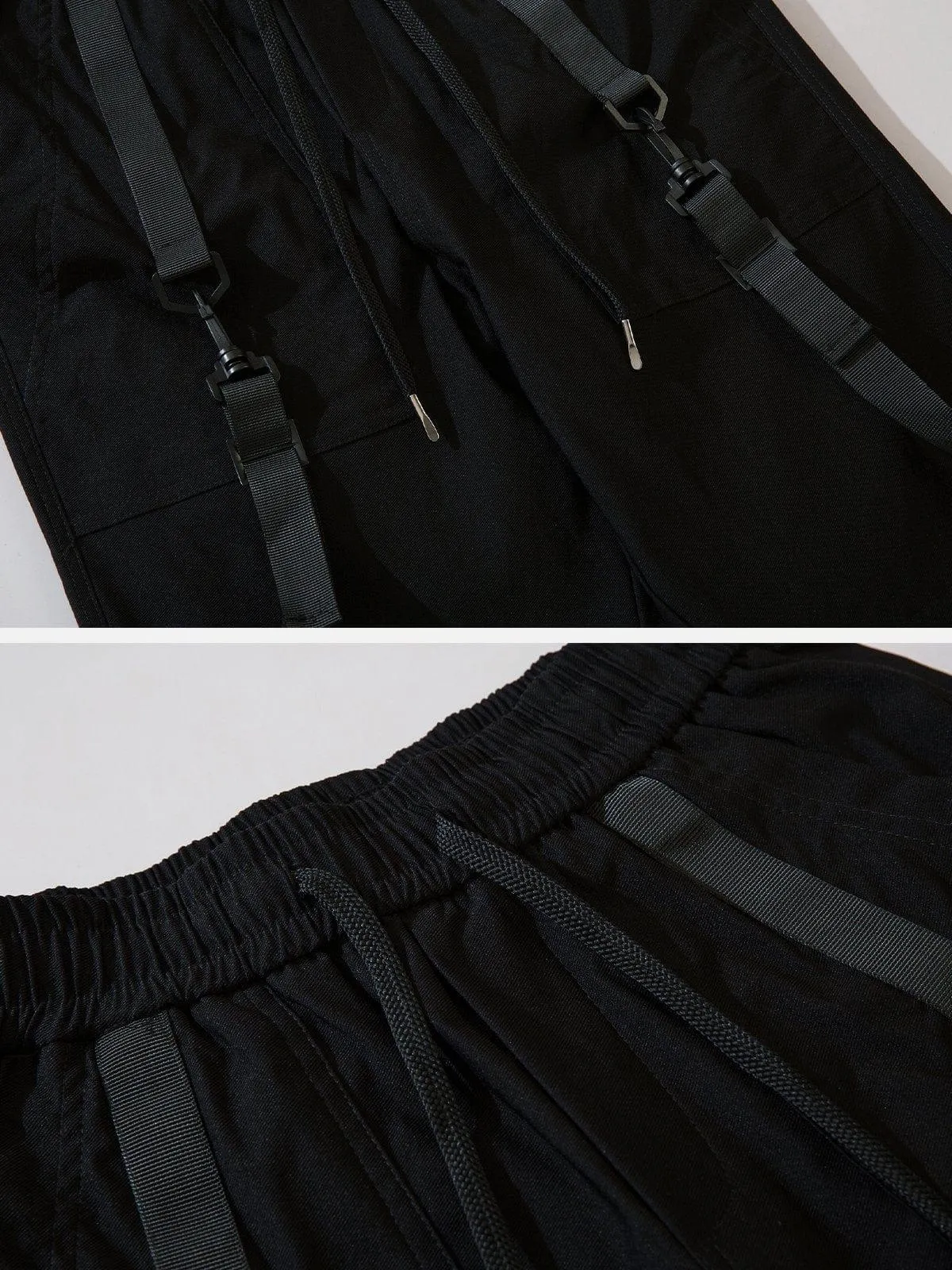 Long Ribbon Cargo Pants