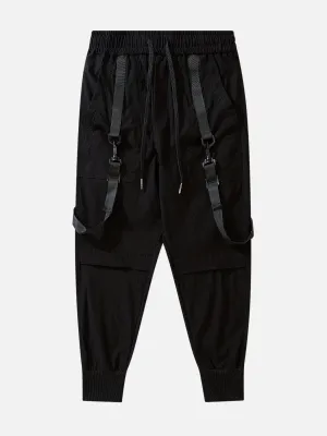 Long Ribbon Cargo Pants