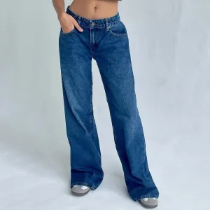 Low Waisted Multiple Pockets Pants