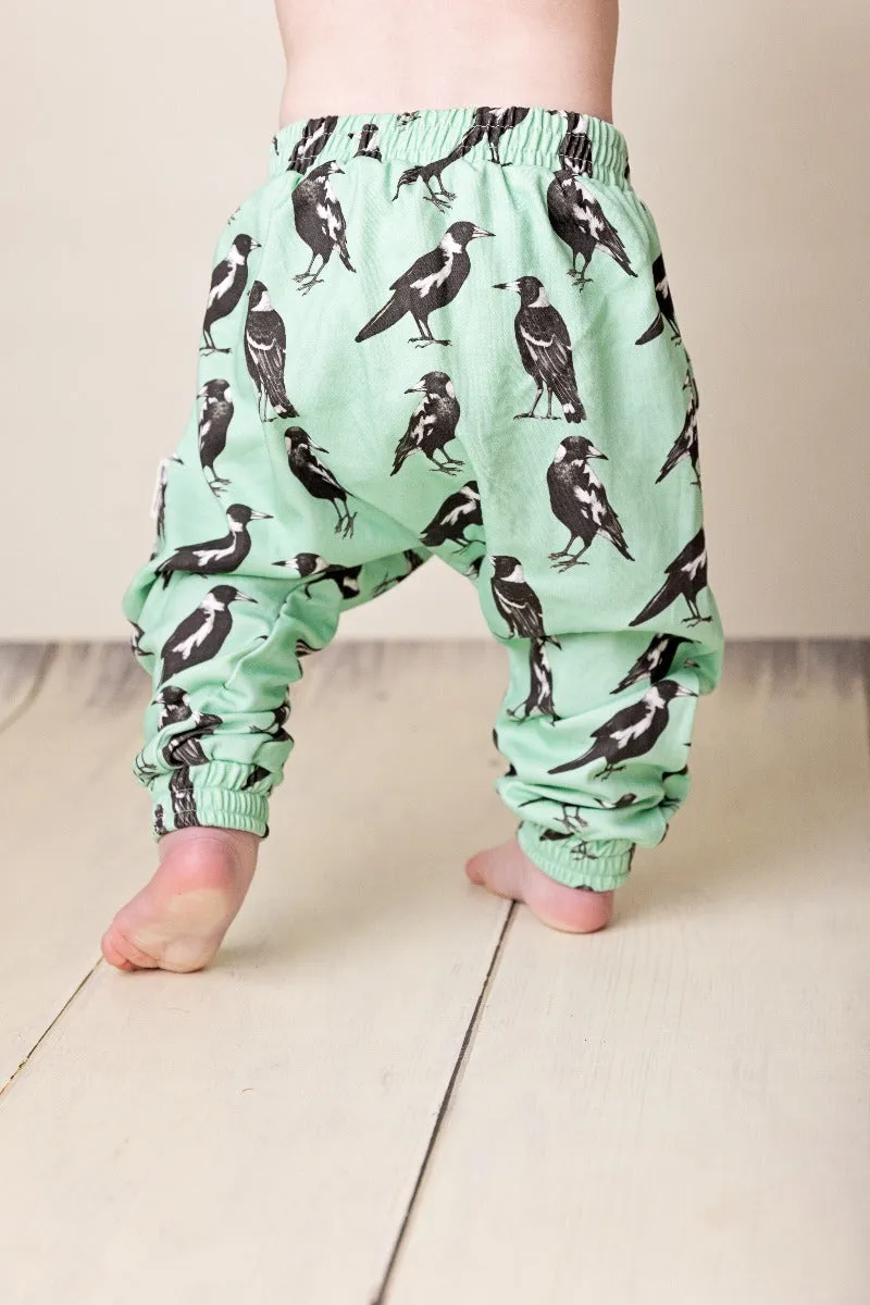 Magpie | Organic Cotton Harem Pants | Size 000 - 7