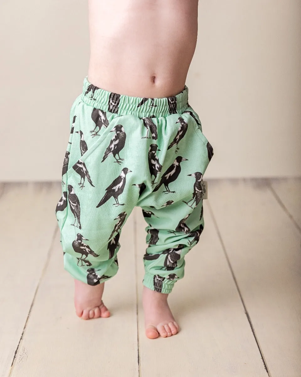 Magpie | Organic Cotton Harem Pants | Size 000 - 7
