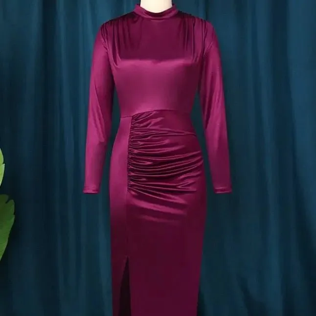 Maia Elegant Slinky Evening Bodycon Dress