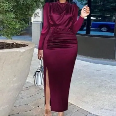 Maia Elegant Slinky Evening Bodycon Dress