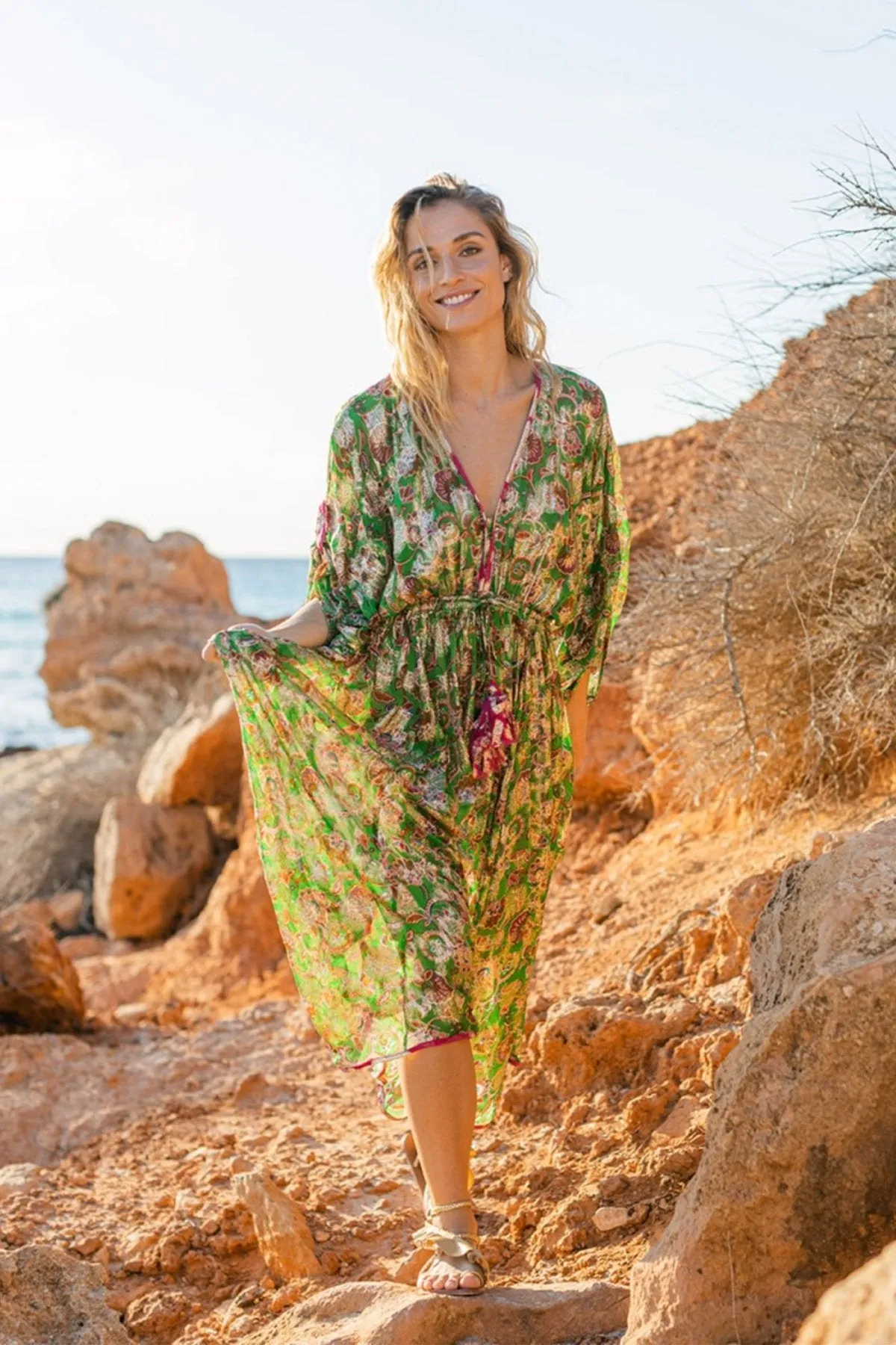 Majesty Dress in Green
