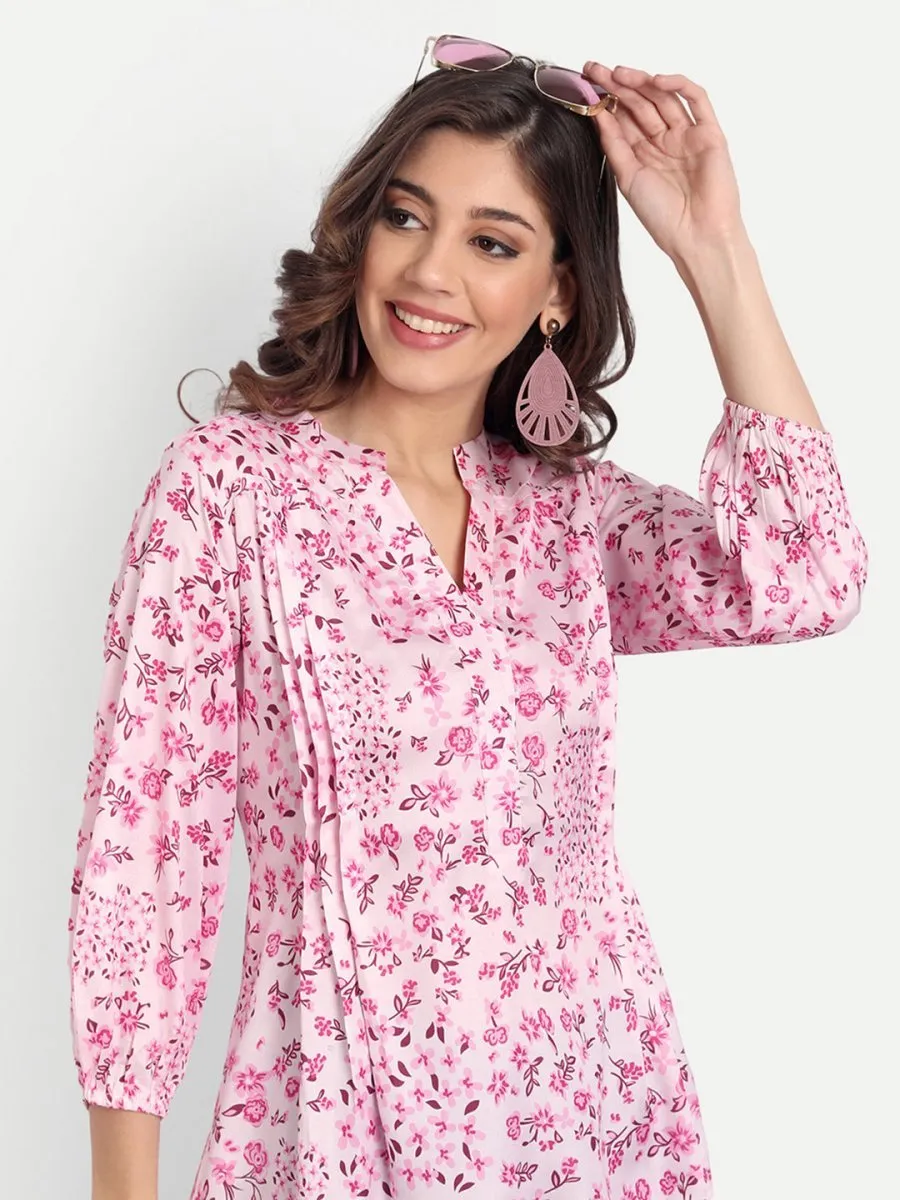 Masakali.co Tops for Women western wear floral pink