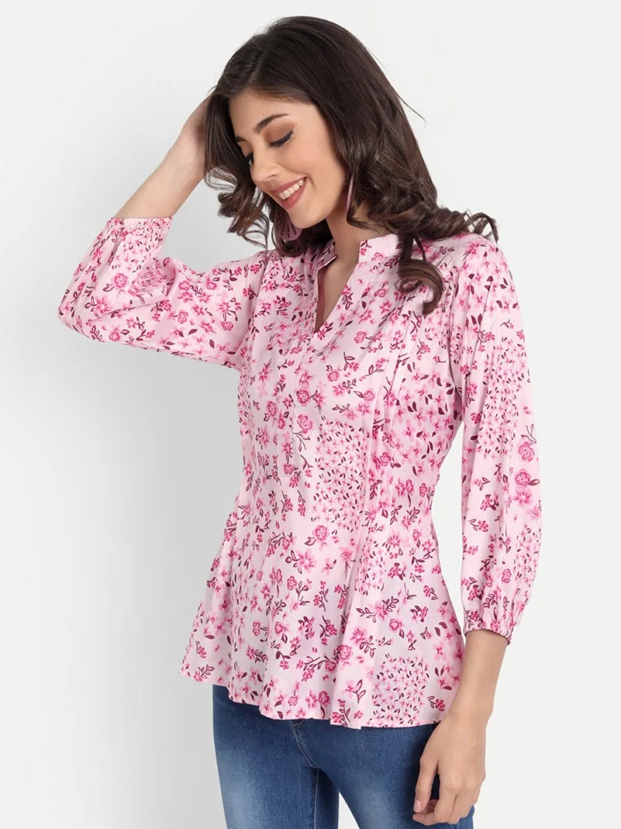 Masakali.co Tops for Women western wear floral pink