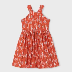 Mayoral Girls Dress 3938 Paprika Giraffe