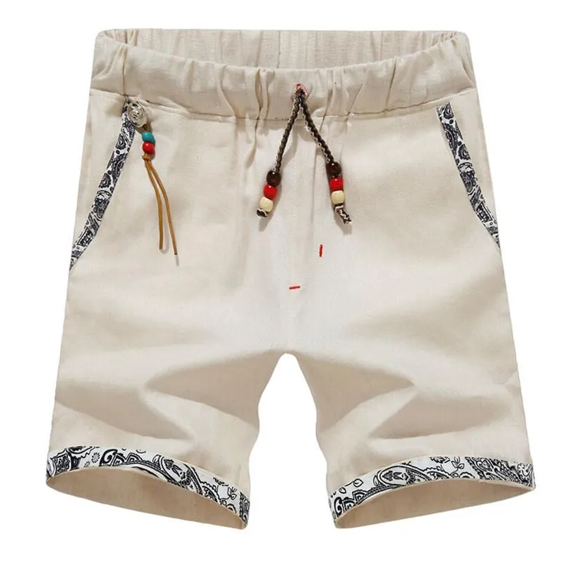 Men's Beaded Beach Shorts