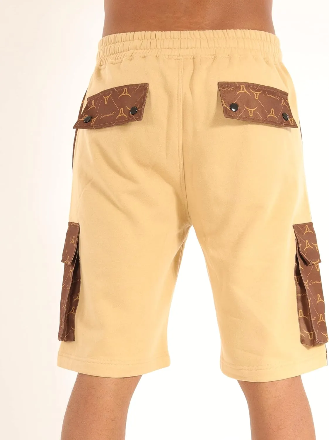 Men's Hip Hop Premium Fleece Cargo Shorts