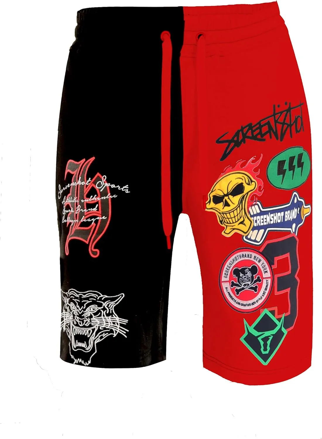 Men's Hip Hop Premium Fleece Cargo Shorts