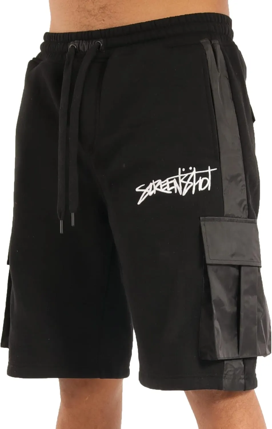 Men's Hip Hop Premium Fleece Cargo Shorts
