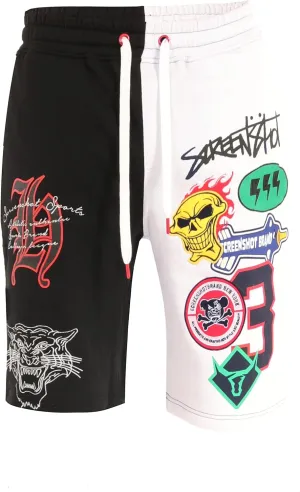 Men's Hip Hop Premium Fleece Cargo Shorts