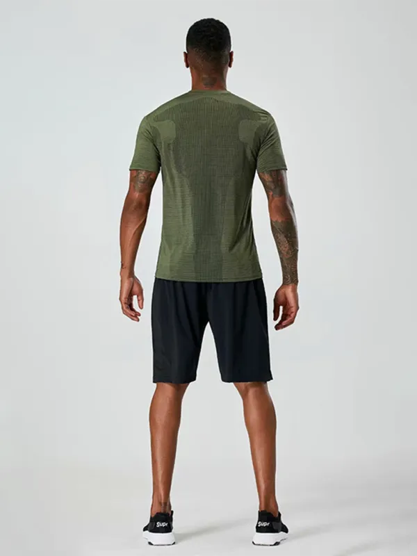 Men's Quick-Dry Short Sleeve Athletic T-Shirt - Ultimate Comfort for Running & Training