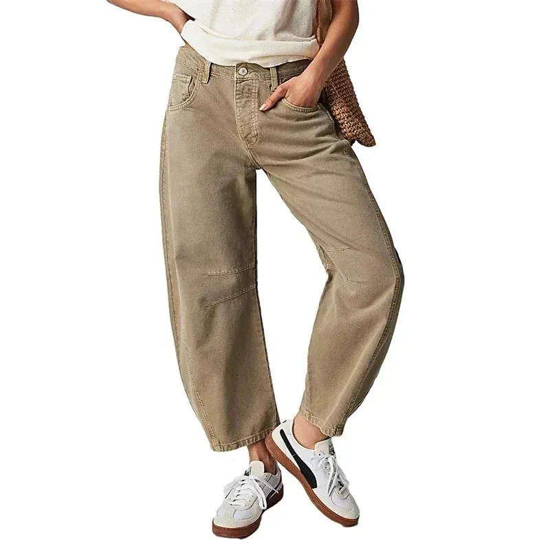 Mid-Rise Baggy Wide-Leg Jeans
