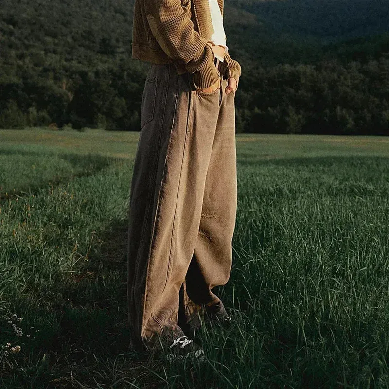 Mid-Rise Baggy Wide-Leg Jeans