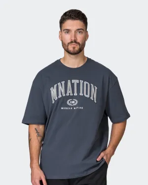 MN Varsity Oversized Tee - Thunder