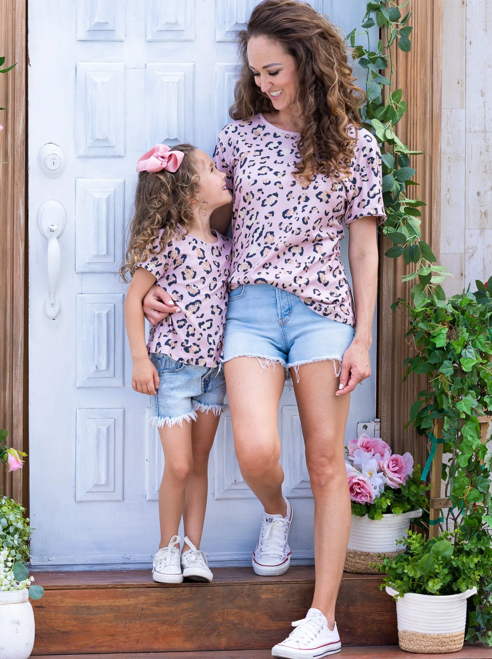 Mommy and Me Hot Spot Crew Neck Top