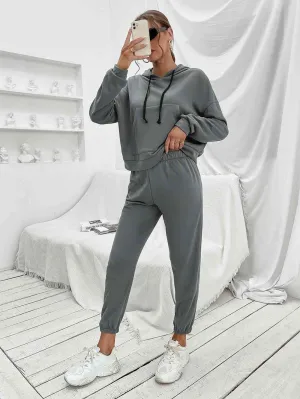 Motivation Spoken Sports Hoodie and Joggers Set