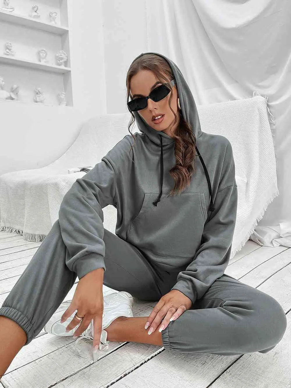 Motivation Spoken Sports Hoodie and Joggers Set