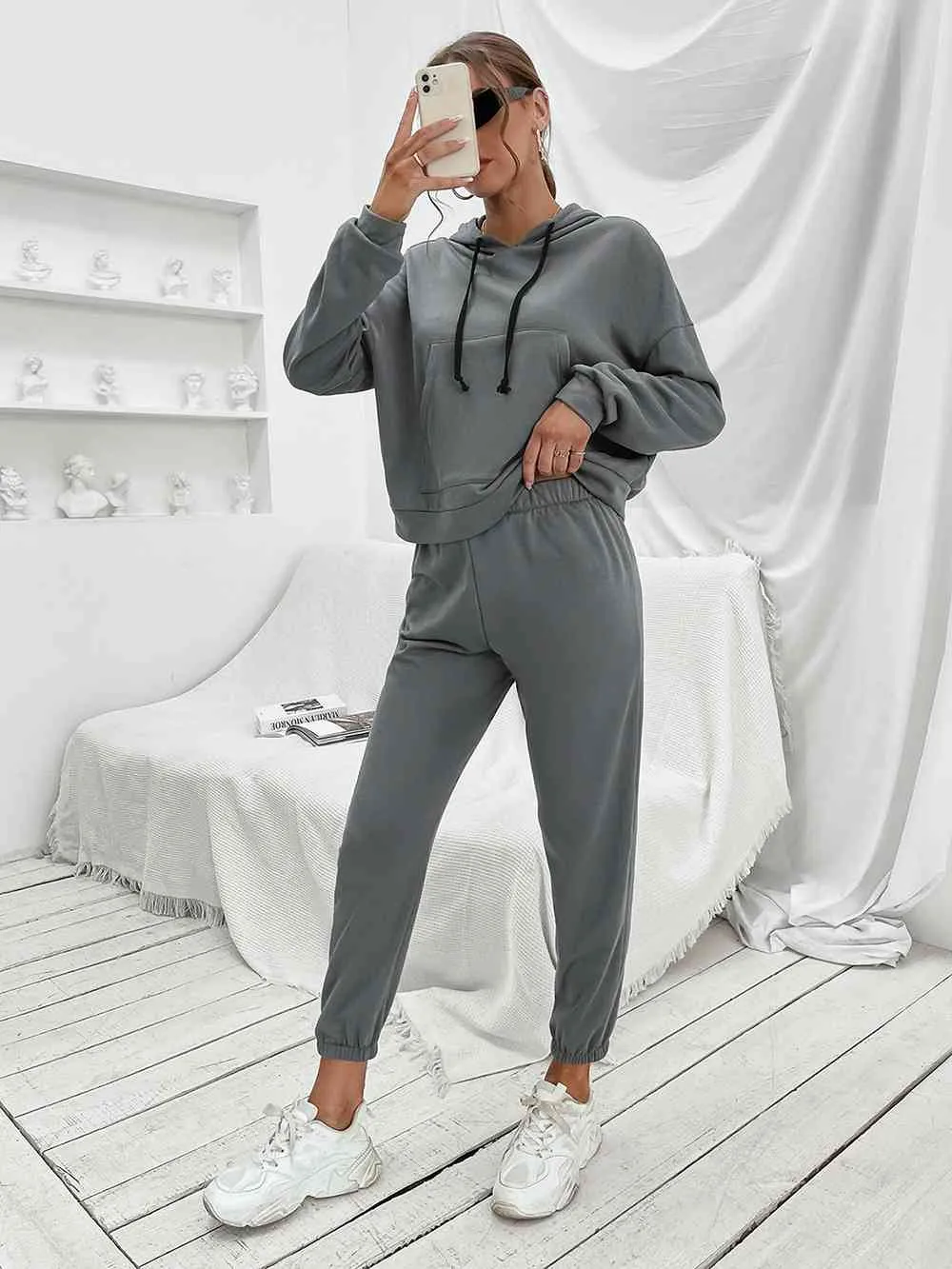 Motivation Spoken Sports Hoodie and Joggers Set