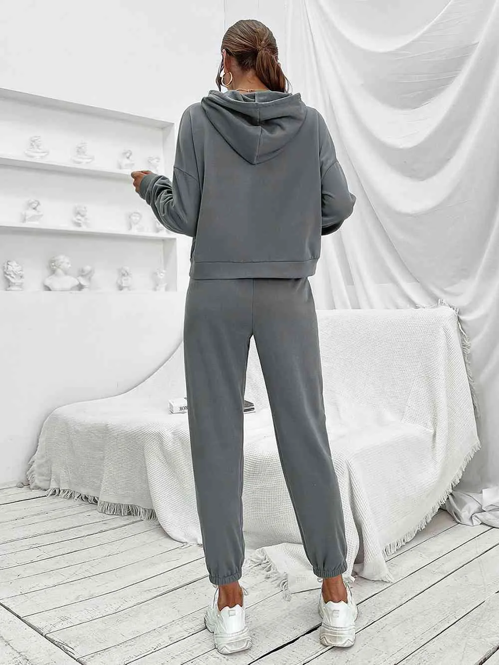 Motivation Spoken Sports Hoodie and Joggers Set
