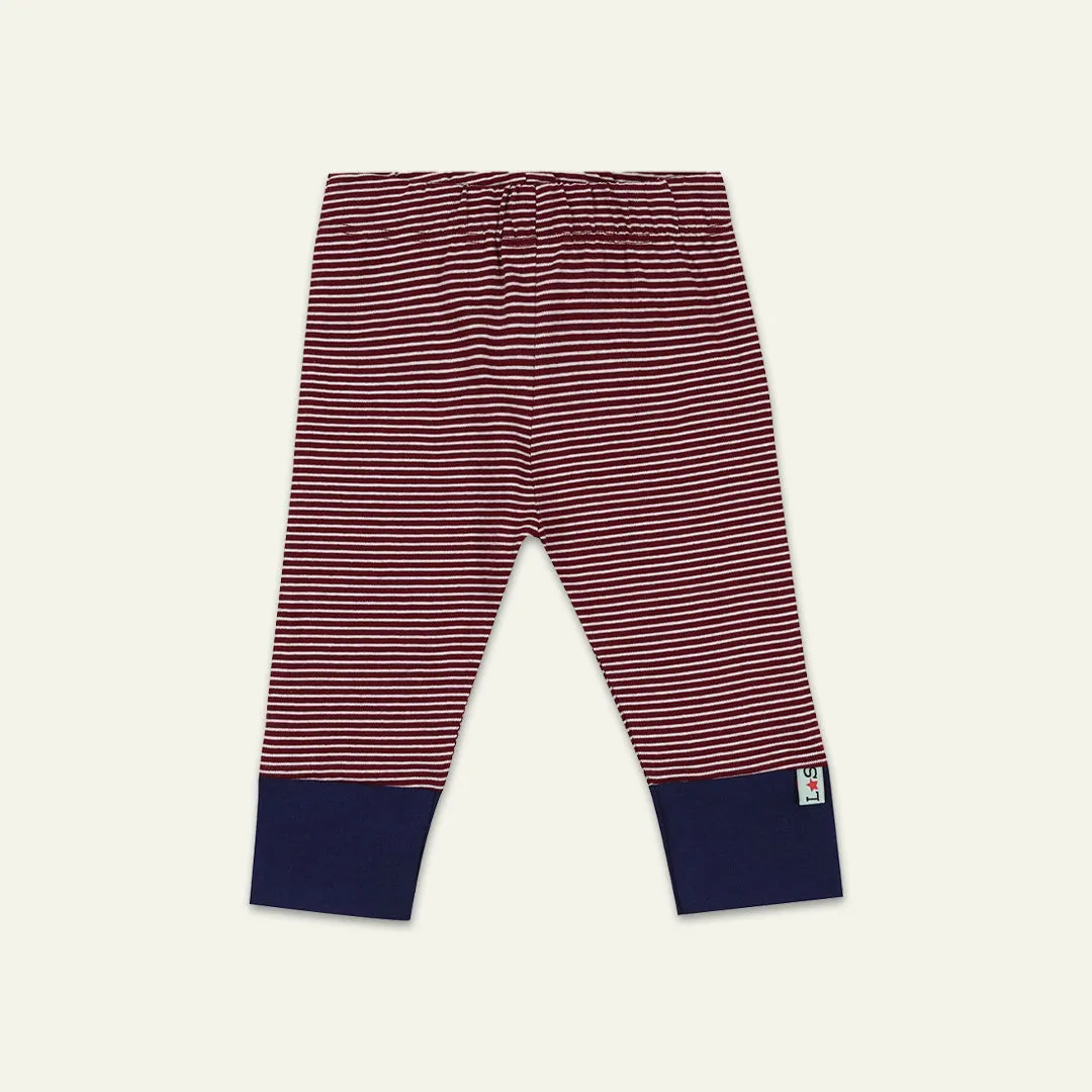Multicoloured Dinosaur And Stripe Print Leggings - 2 Pack