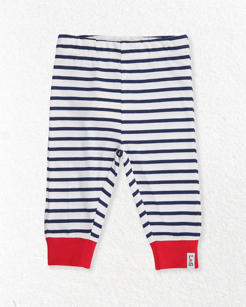 Multicoloured Dinosaur And Stripe Print Leggings - 2 Pack