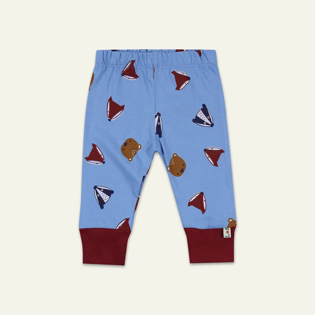 Multicoloured Dinosaur And Stripe Print Leggings - 2 Pack