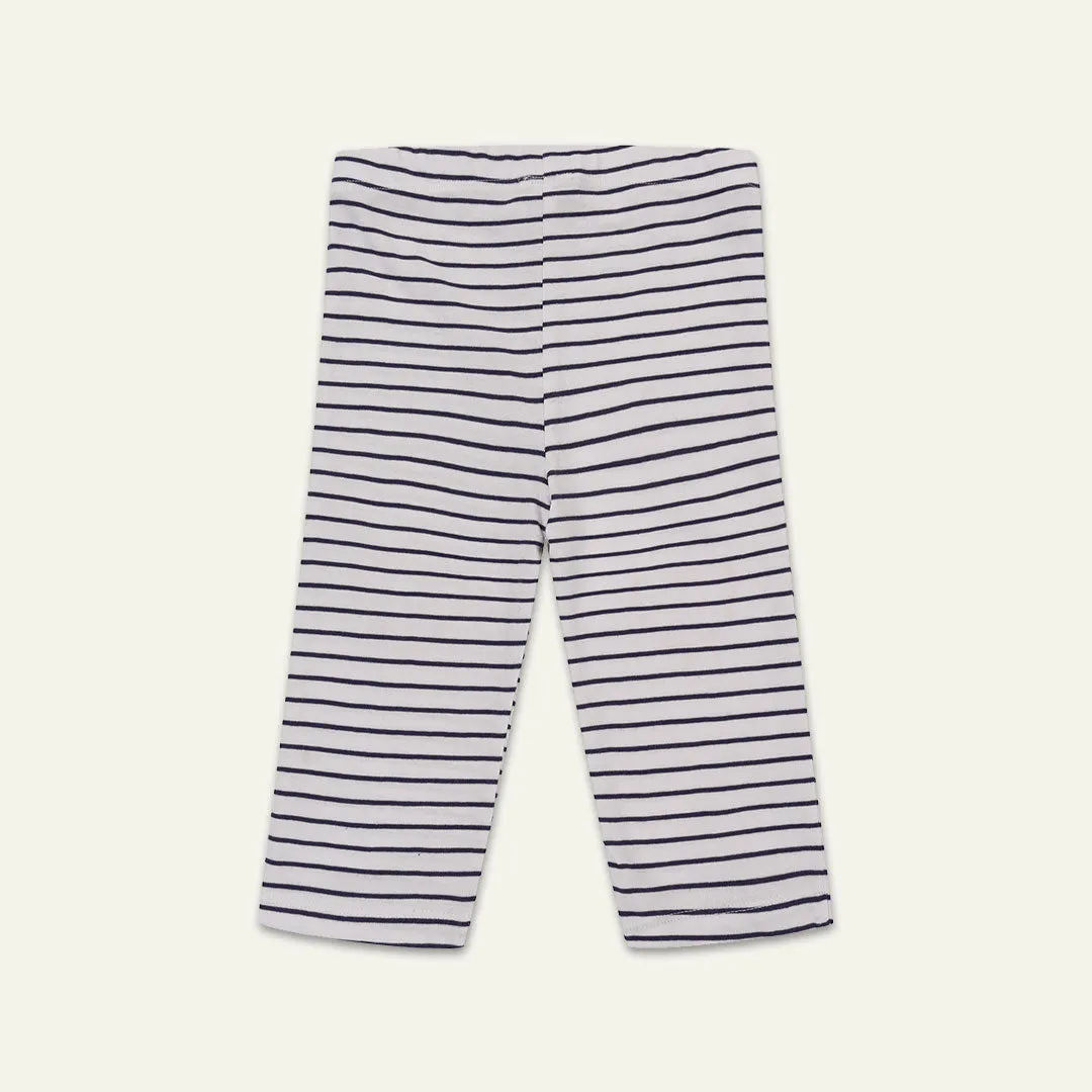 Multicoloured Seahorse and Stripe Print Leggings -2 Pack