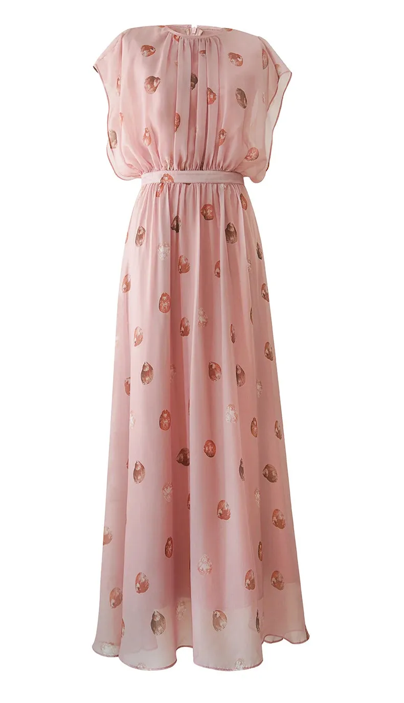 Muriel Vintage  Print Dress