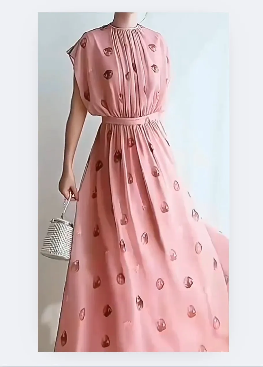 Muriel Vintage  Print Dress