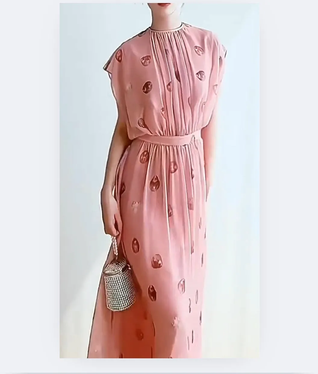 Muriel Vintage  Print Dress