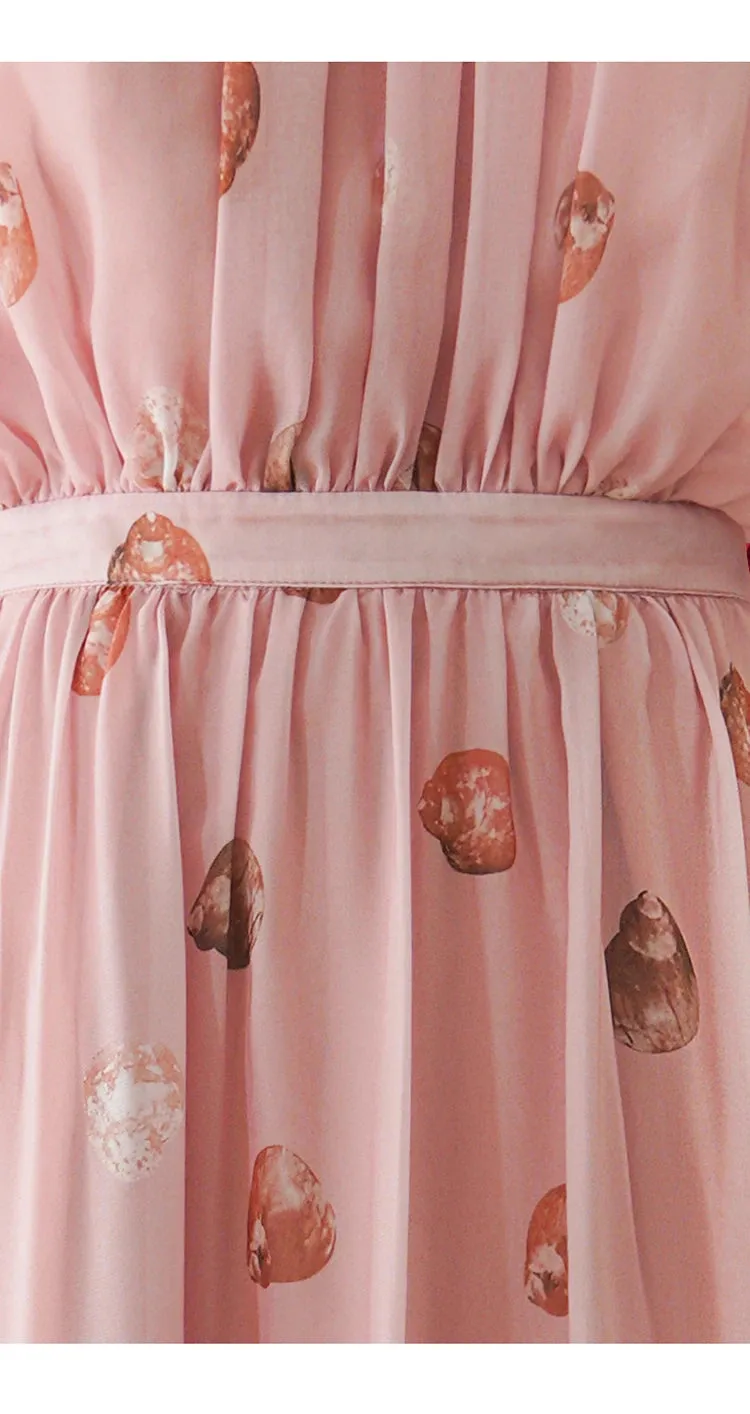 Muriel Vintage  Print Dress