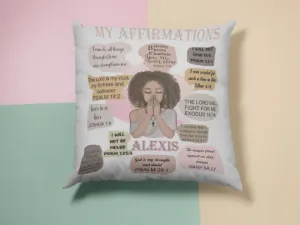 My Affirmations Pillow