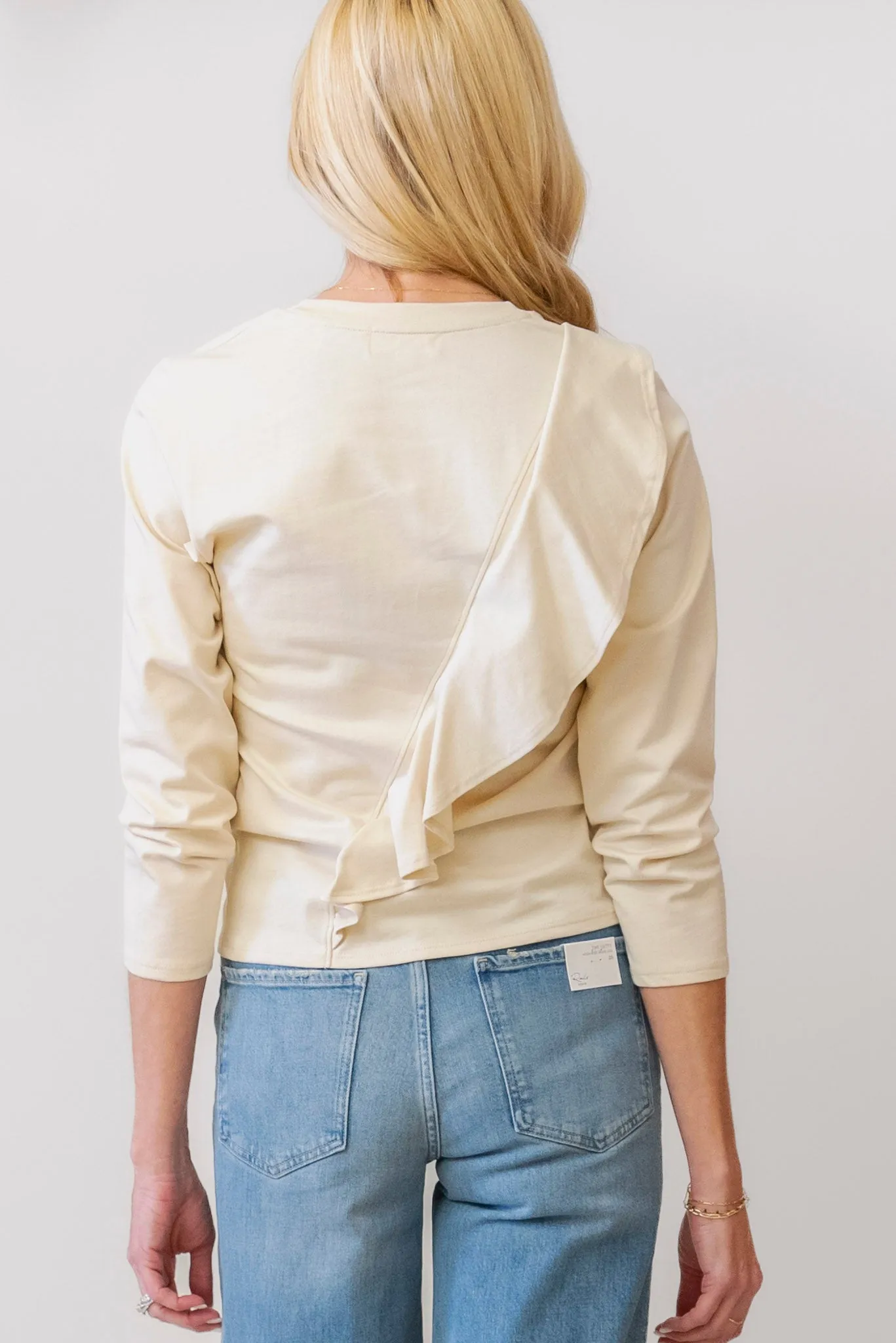 NATION Farrah Flounce Top